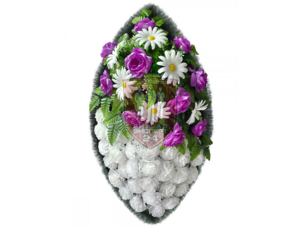Венок из искусственных цветов Заказной N35 110-140 см