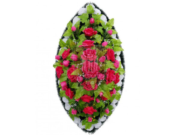 Венок из искусственных цветов Заказной N42 110-140 см